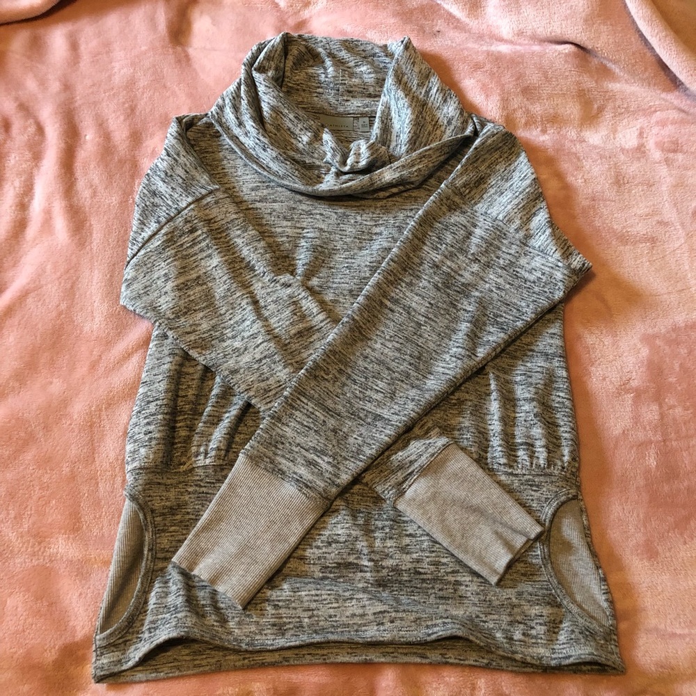 Athleta Batwing & Robin Cowl Neck Pullover